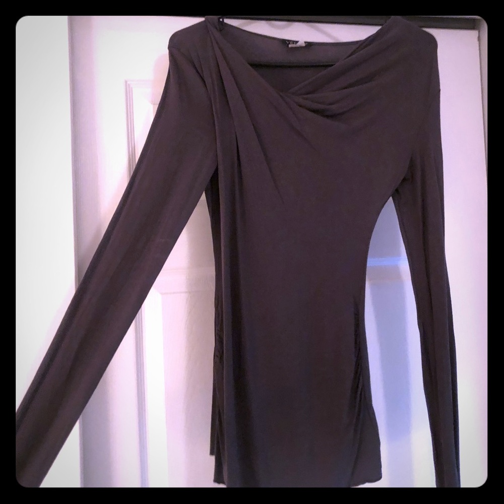 Dark grey long sleeve shirt